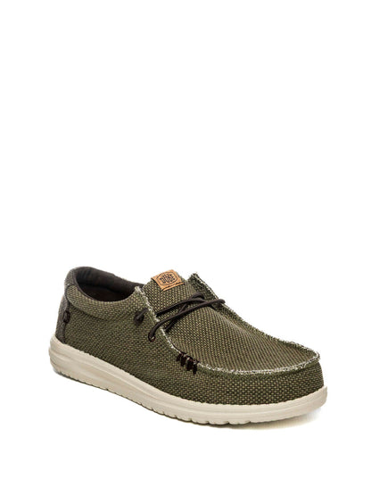 HEY DUDE Slip on wally braided verde 40003 WALLY BRAIDED-3CI