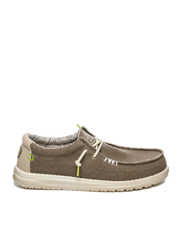HEY DUDE Slip on wally briaded fossil 40003 WALLY BRAIDED-2BS