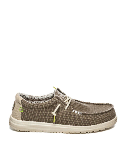 HEY DUDE Slip on wally briaded fossil 40003 WALLY BRAIDED-2BS