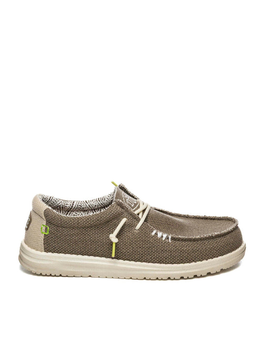 HEY DUDE Slip on wally briaded fossil 40003 WALLY BRAIDED-2BS