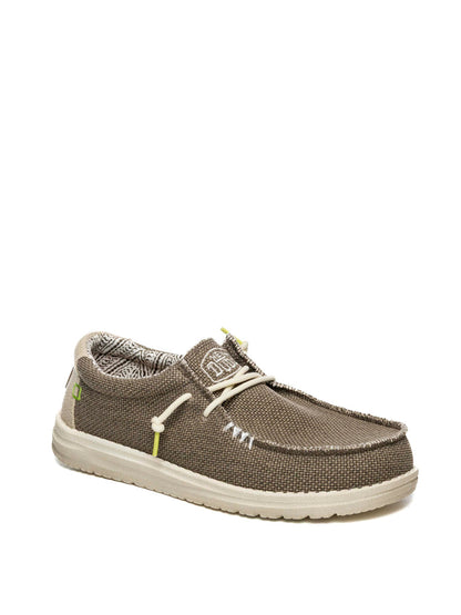 HEY DUDE Slip on wally briaded fossil 40003 WALLY BRAIDED-2BS