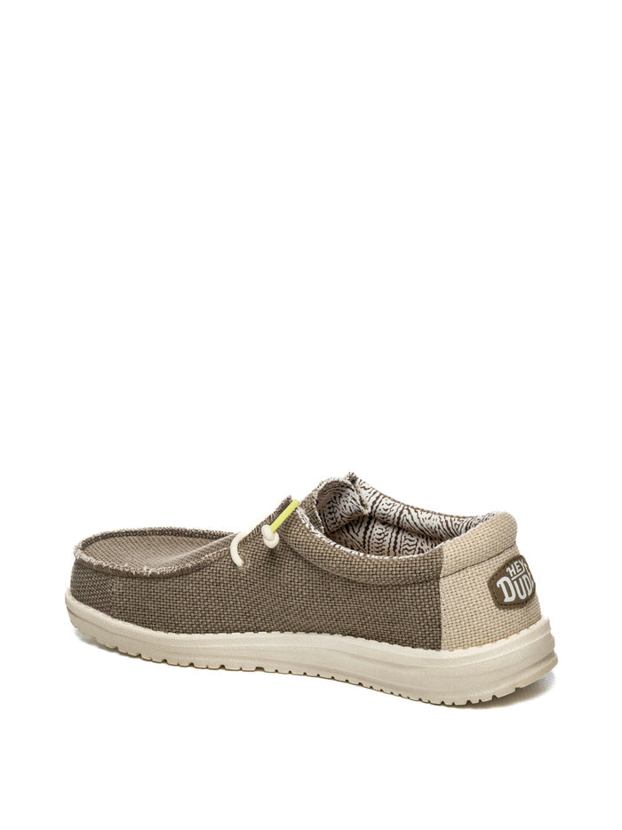HEY DUDE Slip on wally briaded fossil 40003 WALLY BRAIDED-2BS