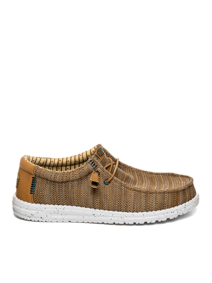 HEY DUDE Slip on wally stretch sox marrone 41898 WALLY STRETCH SOX-2LI
