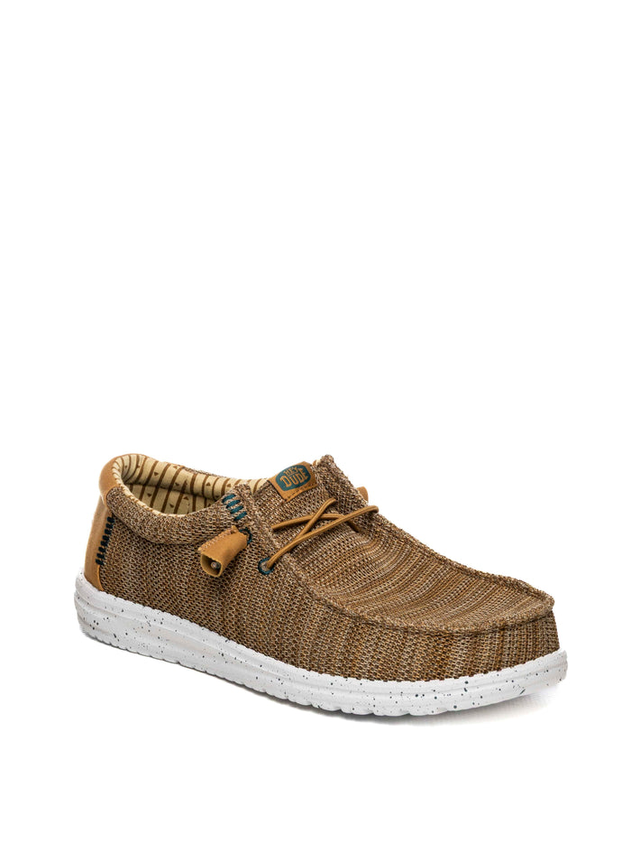 HEY DUDE Slip on wally stretch sox marrone 41898 WALLY STRETCH SOX-2LI