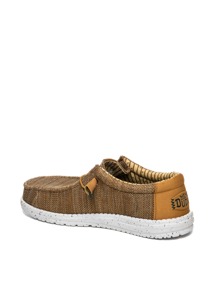 HEY DUDE Slip on wally stretch sox marrone 41898 WALLY STRETCH SOX-2LI
