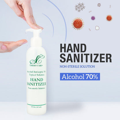 Smart Care Hand Sanitizer Non Sterile Solution 8oz - ikatehouse