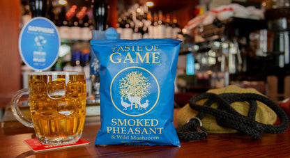 Smoked Pheasant and Wild Mushroom Crisps 40g (Case of 24)