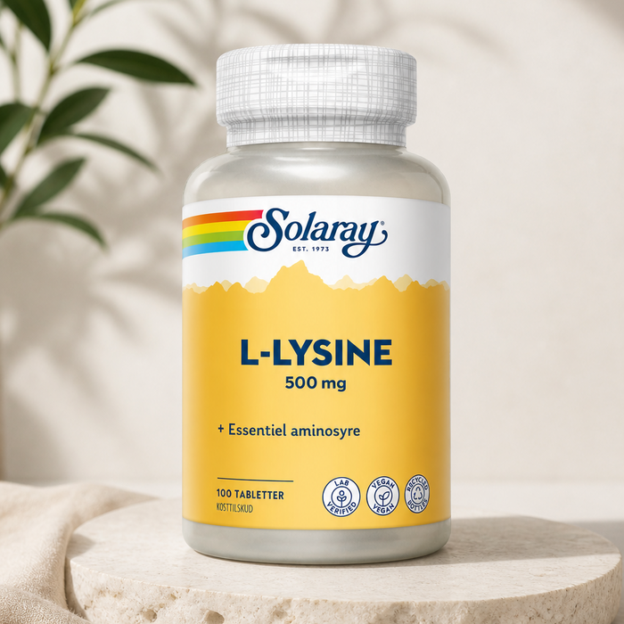 Solaray - L-Lysine - 100 tabletter