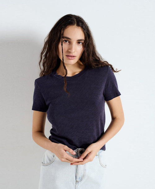 Son Round Neck Fitted Tee