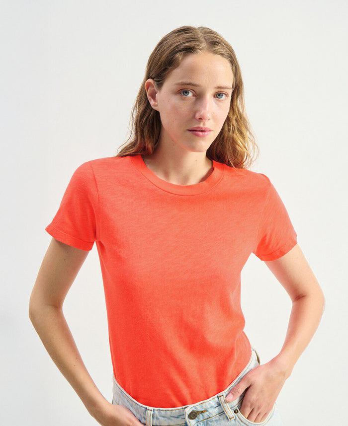 Son Round Neck Fitted Tee