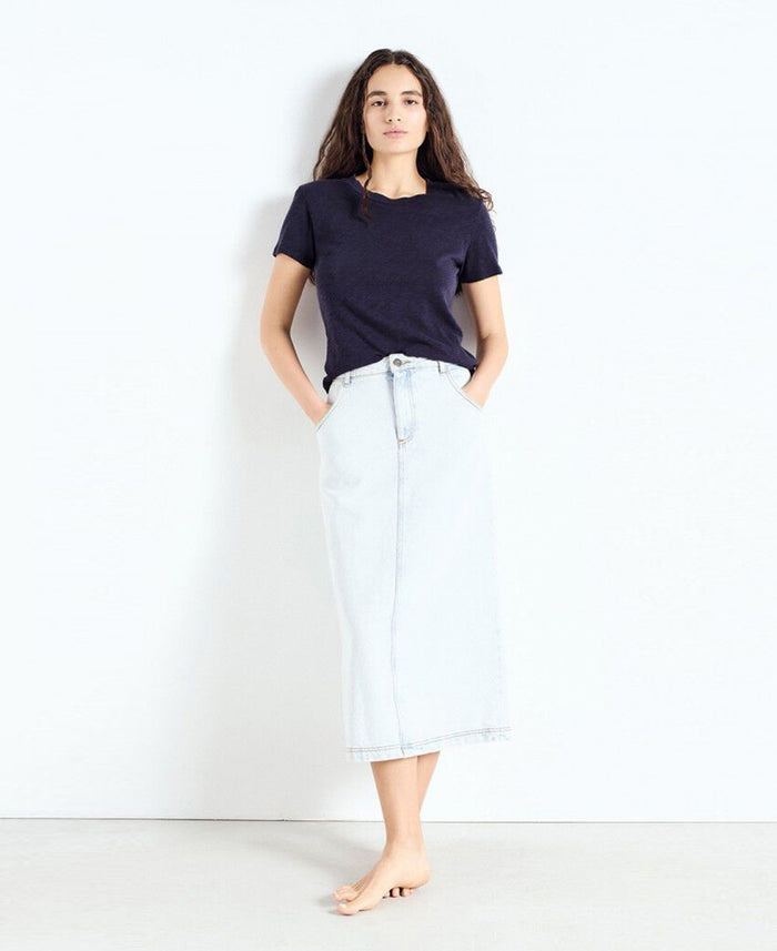 Son Round Neck Fitted Tee
