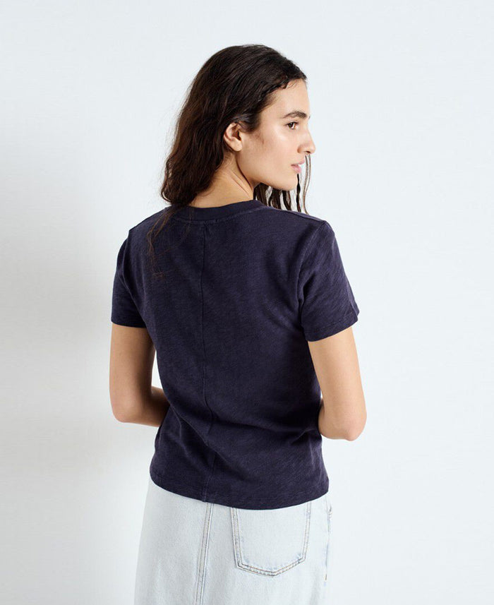 Son Round Neck Fitted Tee
