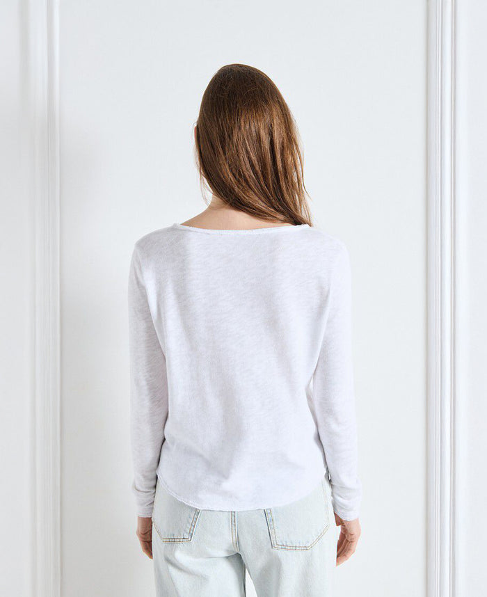 Son V-Neck LS Tee
