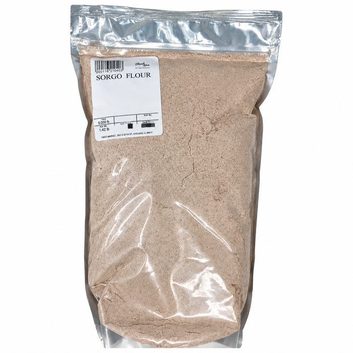 Sorgo Flour, finely milled traditional sorghum flour ideal for preparing African porridges, flatbreads, baked goods, and authentic West African dishes.