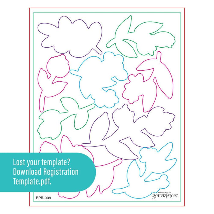 Spellbinders - Better Press Plates &amp; Dies By Dawn Woleslagle - Sprigs. This versatile set of 11 press plates and coordinating thin metal dies can be used in a variety of ways to create beautiful, colorful designs. Available at Embellish Away located in Bowmanville Ontario Canada.
