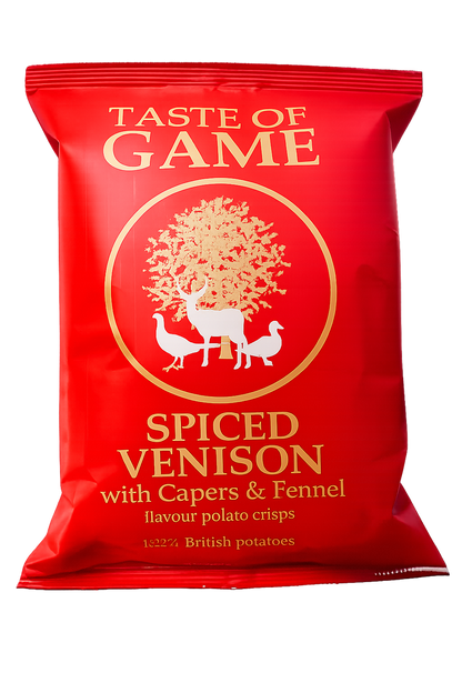 Spiced Venison with Capers & Fennel Crisps 150g (Case of 12)