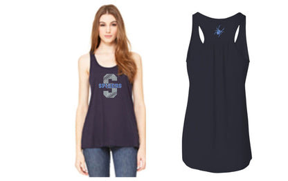 Spiders Flowy Tank- 2 designs- Matte or Glitter