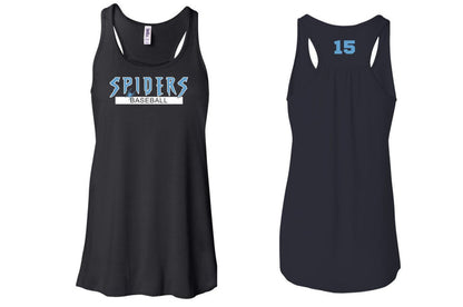 Spiders Flowy Tank- 2 designs- Matte or Glitter