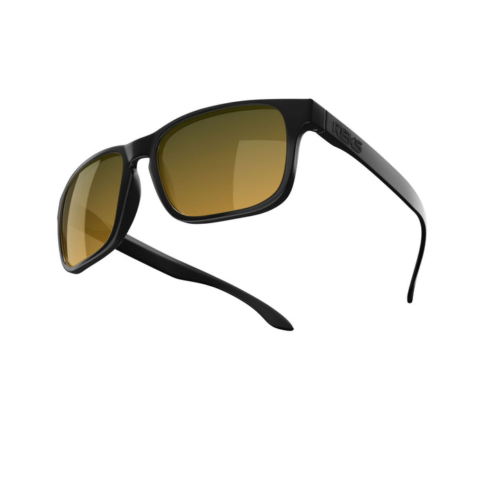 Single Vision / Solid Smoke / Gold Mirror