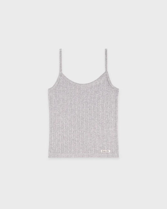 Sporty & Rich Signature Logo Pointelle Tank