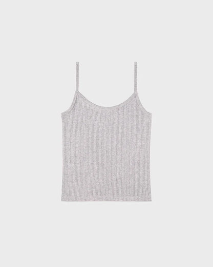 Sporty & Rich Signature Logo Pointelle Tank