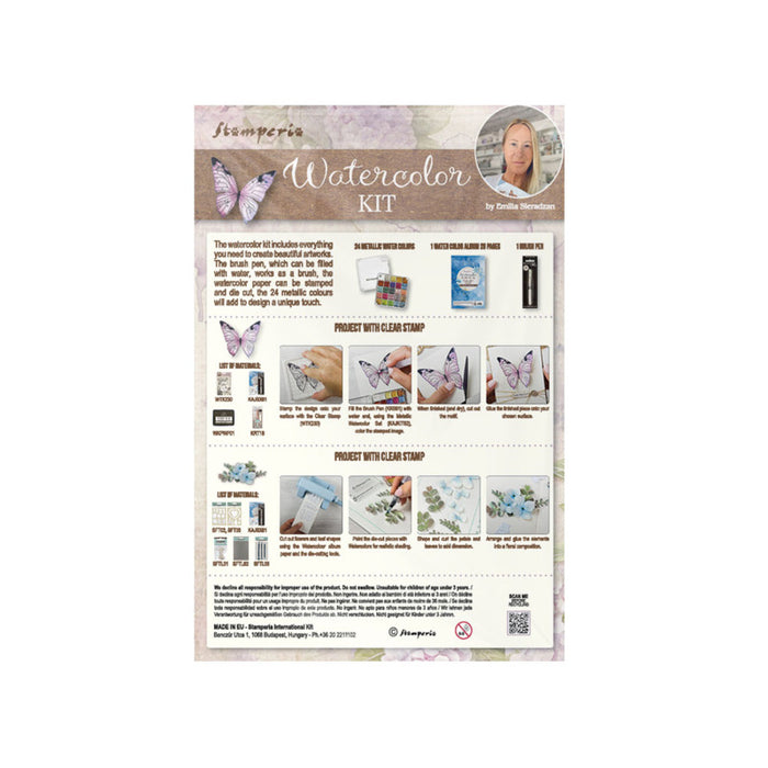 Stamperia - Watercolor Kit - Metallic. Available at Embellish Away in Bowmanville Ontario Canada.