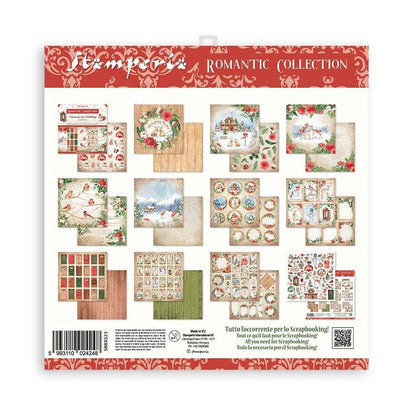 Stamperia Double-Sided Paper Pad 12"X12" 10/Pkg - Home for the Holidays