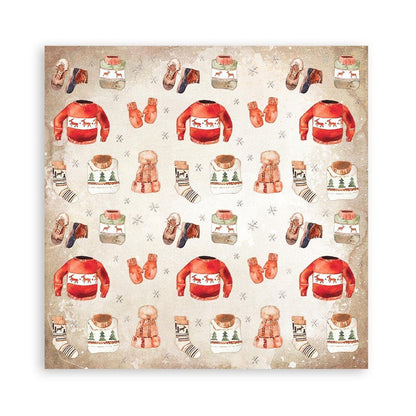 Stamperia Double-Sided Paper Pad 12"X12" 10/Pkg - Home for the Holidays