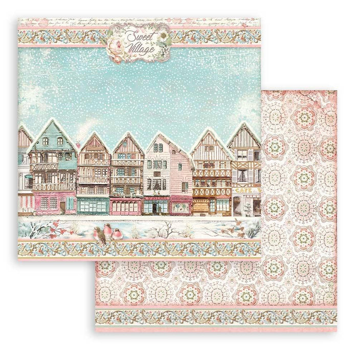 Stamperia Double-Sided Paper Pad 6"X6" 10/Pkg Sweet Winter