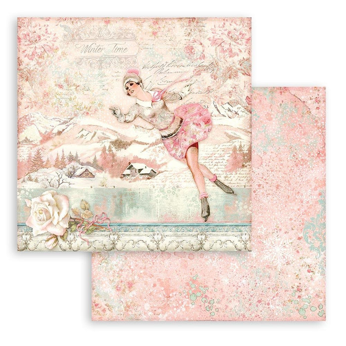 Stamperia Double-Sided Paper Pad 6"X6" 10/Pkg Sweet Winter