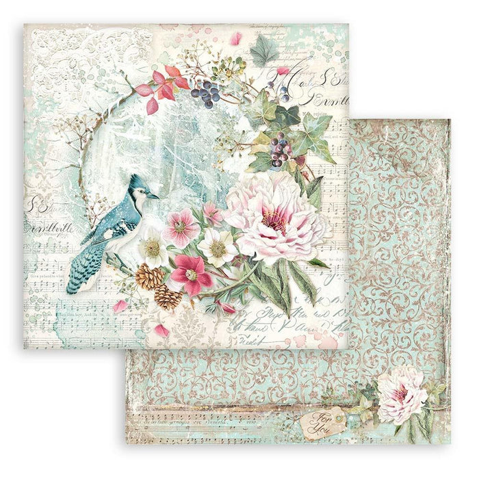 Stamperia Double-Sided Paper Pad 6"X6" 10/Pkg Sweet Winter