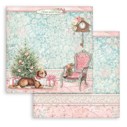 Stamperia Double-Sided Paper Pad 6"X6" 10/Pkg Sweet Winter