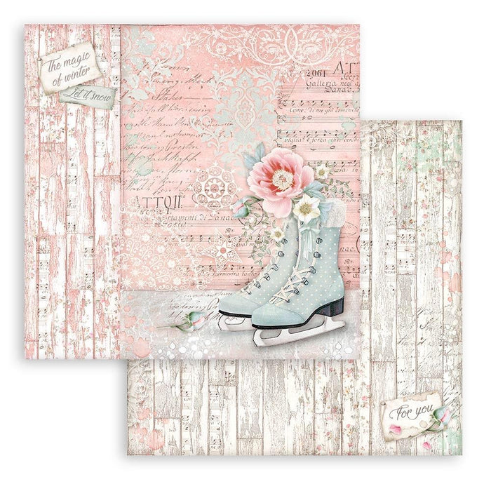 Stamperia Double-Sided Paper Pad 6"X6" 10/Pkg Sweet Winter
