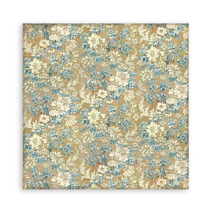 Stamperia Polyester Fabric 12"X12" 4/Pkg - Christmas Greetings
