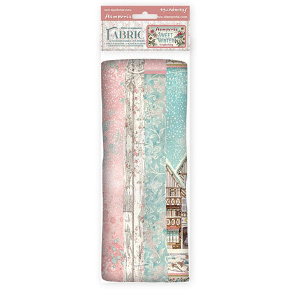 Stamperia Sweet Winter Fabric Pack