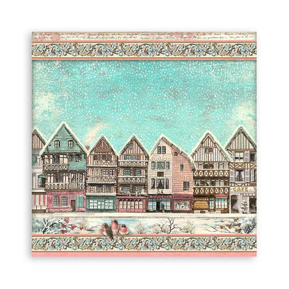 Stamperia Sweet Winter Fabric Pack