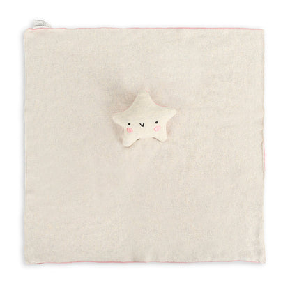 Star - Organic Baby Lovey Security Blanket Cuddle Cloth