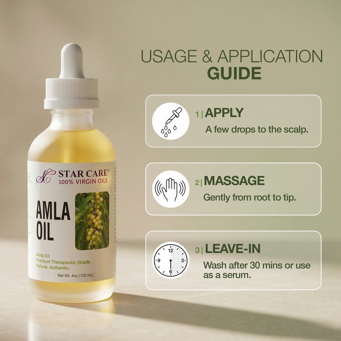 Star Care 100% Virgin Amla Oil 4oz/ 120ml