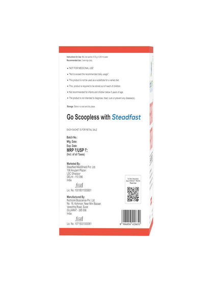Steadfast Nutrition HerbFast Fast-Release Whey Protein - Chocolate (60 Sachets)