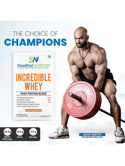 Steadfast Nutrition Incredible Whey Protein - Rose Thandai