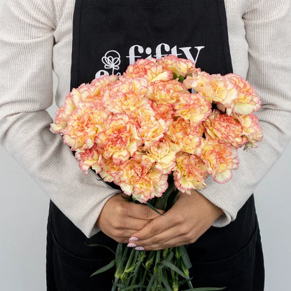 Strawberry Shortcake Carnation Flowers Apron - Image