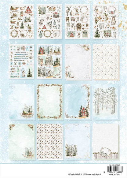 Studio Light Essentials DIY Block -Nr. 48, Snowy Christmas