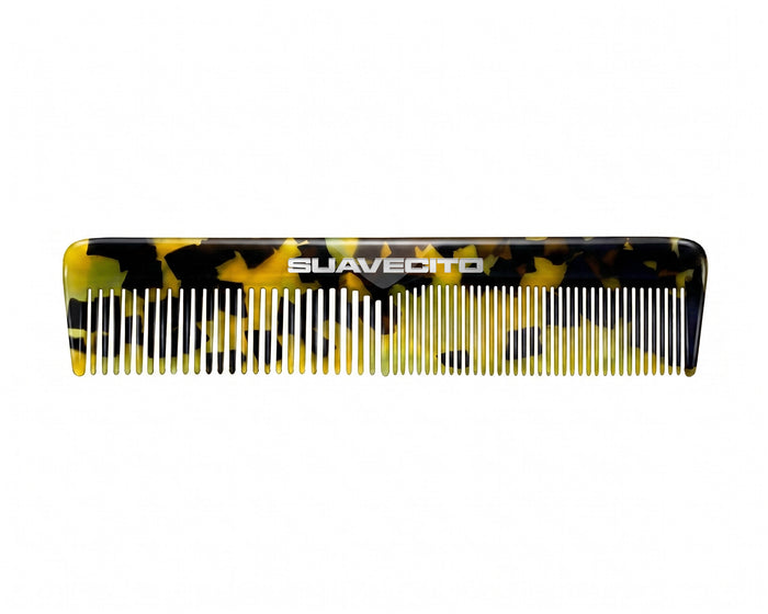 Close up of the Acetate Suavecito X Call of Duty Comb