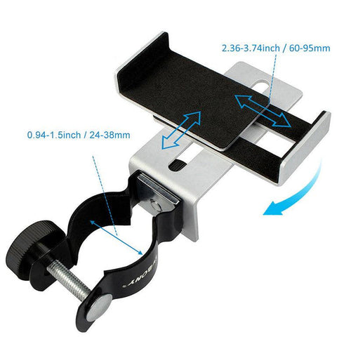 SVBONY Cellphone Holder for 24-38mm Eyepiece (F9112A) - Astronomy Plus