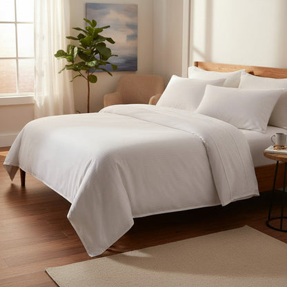 T-250 Blended Collection 5 MM Satin Stripe Bed Sheets - Rifz Textiles Inc