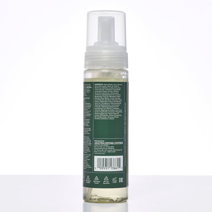 Tea Tree Lavender Mint Curl Refresh Foam, Hair Mousse, For Coarse, Curly + Dry Hair, 6.8 fl. oz.