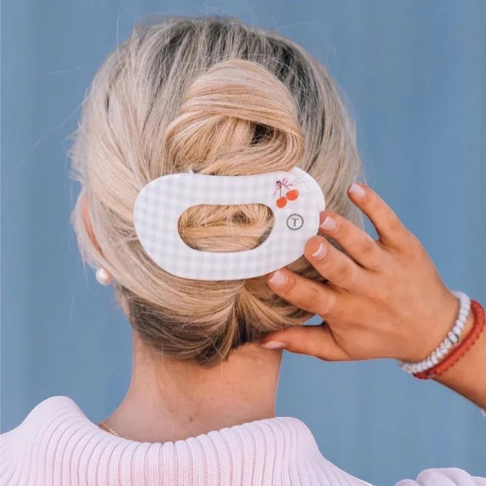 TELETIES Round Flat Hair Clip