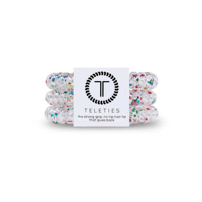 TELETIES Spiral Hair Coil Party People Hair Ties