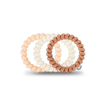 TELETIES Spiral Hair Coils Hair Ties