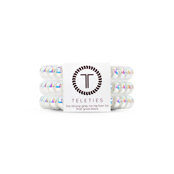 TELETIES Spiral Hair Coils Peppermint Hair Ties